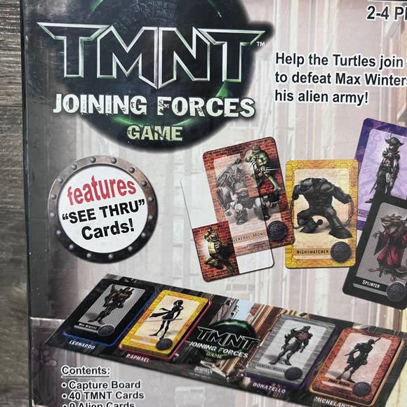 TMNT Teenage Mutant Ninja Turtles Joining Forces Game Briarpatch Ages 6+ New - Picture 6 of 12